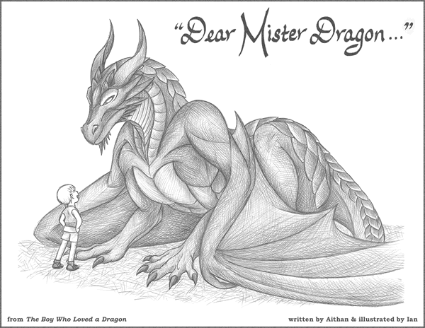 The Boy Who Loved a Dragon - Bookplate Style 2